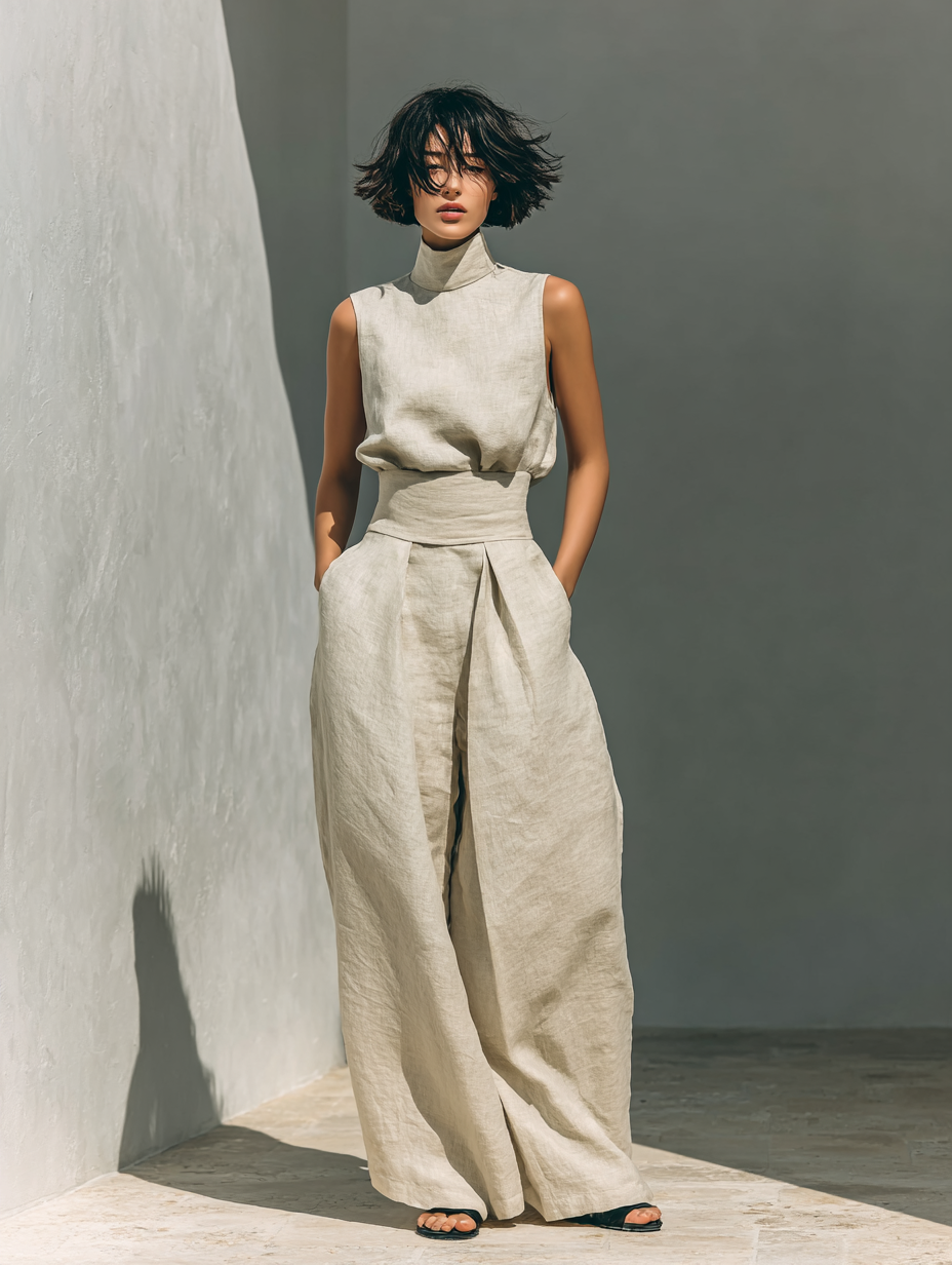 Vivian Two-piece Set in beige