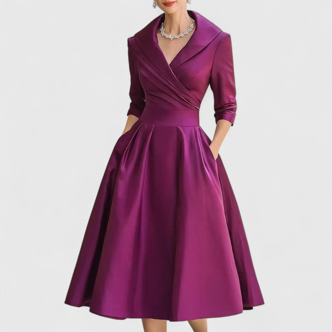 Marley Quinn Midi Dress in purple