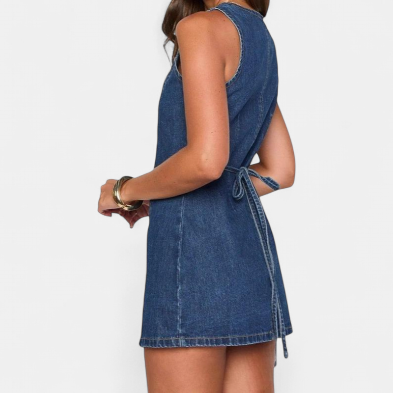 Eunice Refined Sleeveless Button Placket