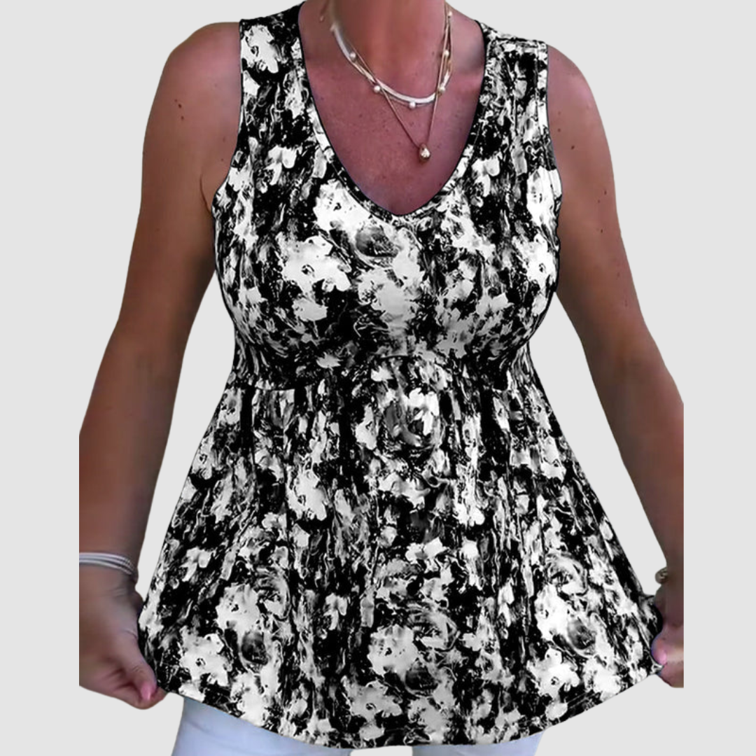 Natasha Breathable Top in black