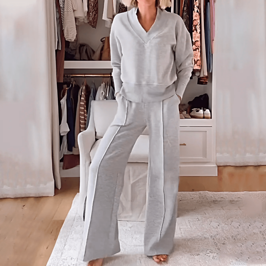 Jillian Lounge Set in gray