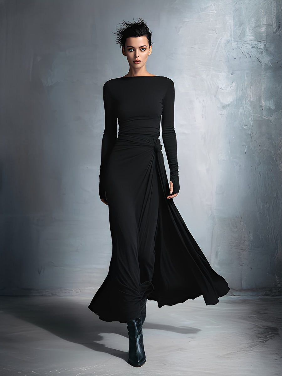 Avana Elegance Dress in black