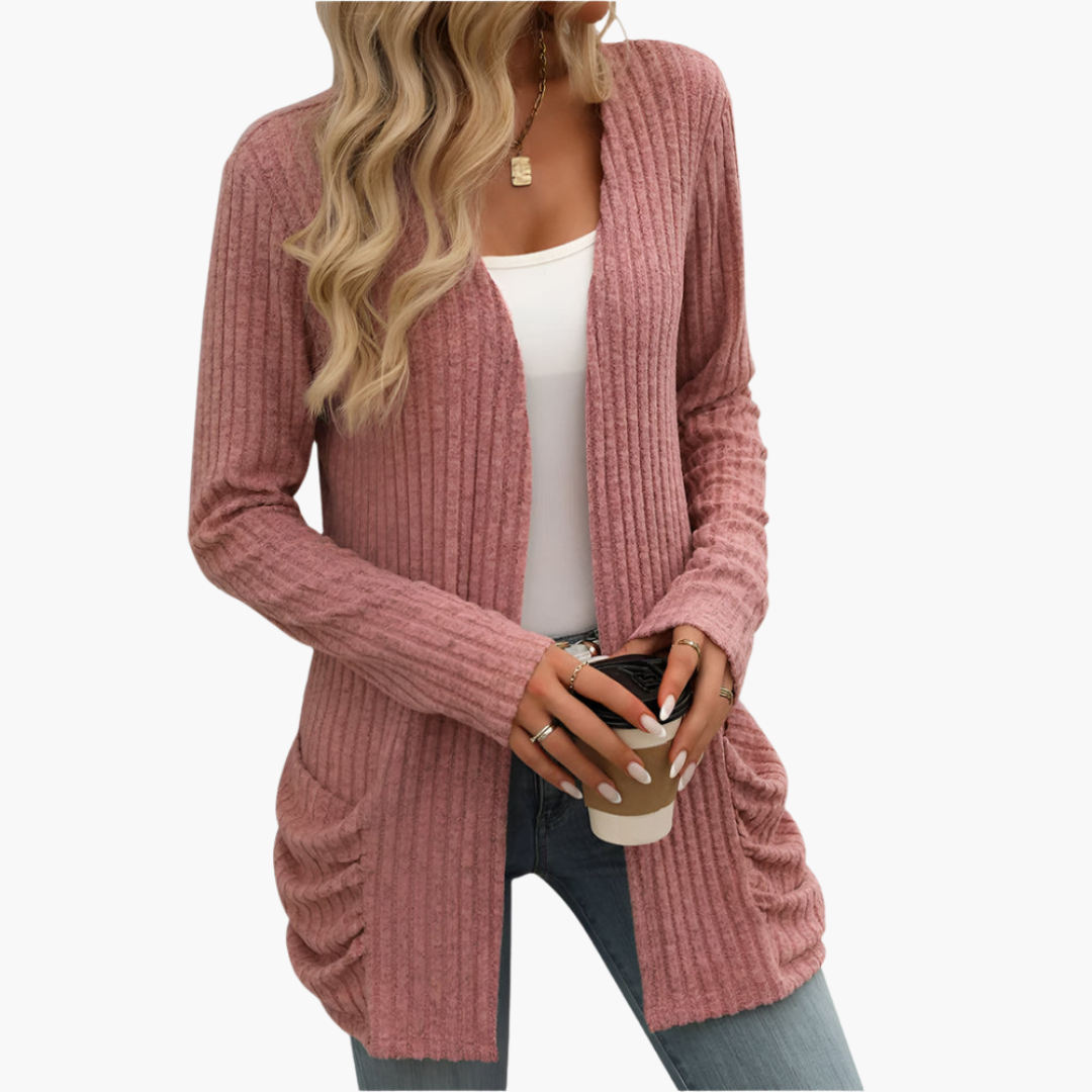 Violet Cardigan in pink