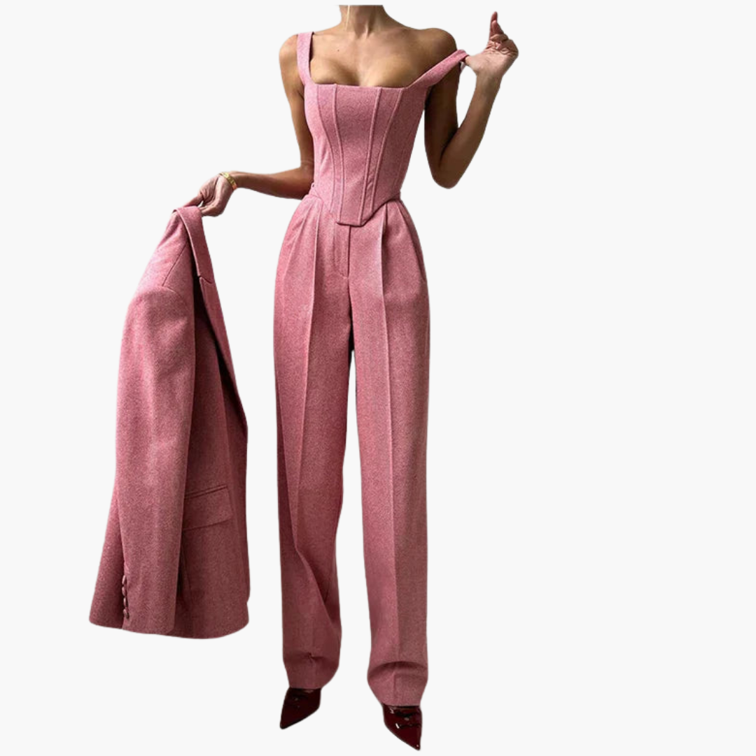 Megan 3-piece Suit in pink