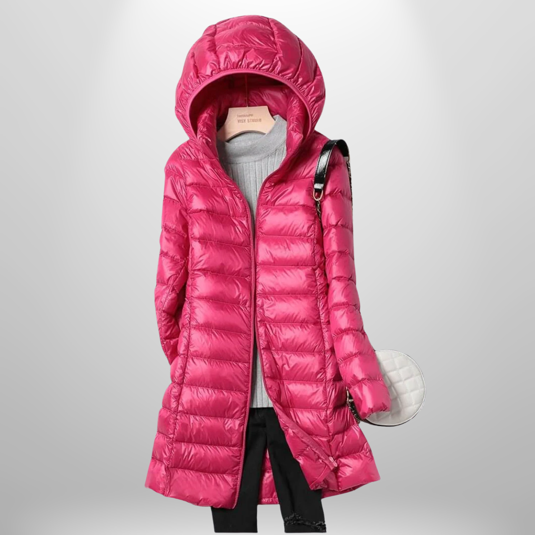 Elma Ultralight Down Jacket in fuchsia