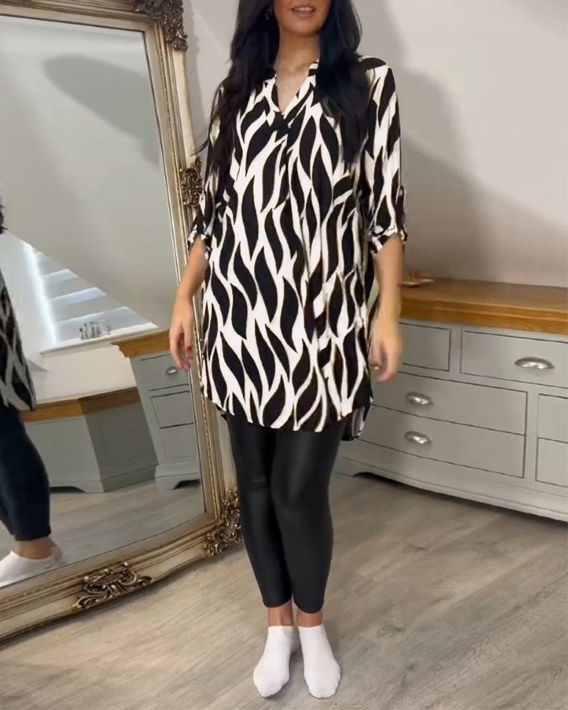 Chelsie Versatile Elegance Blouse in white