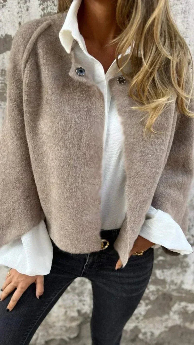 Noella and Coat in beige