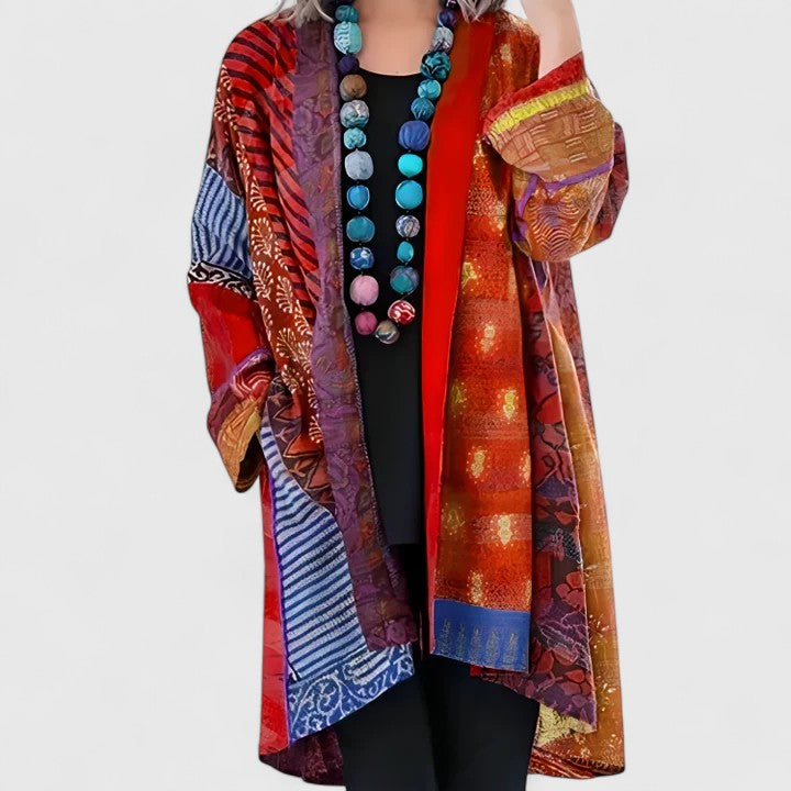 Calirenne Cardigan in red