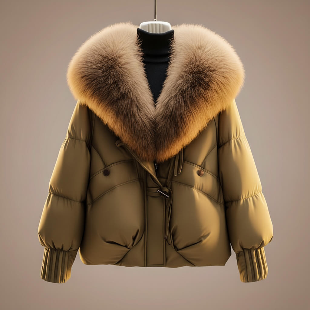 Elsie Coat in khaki