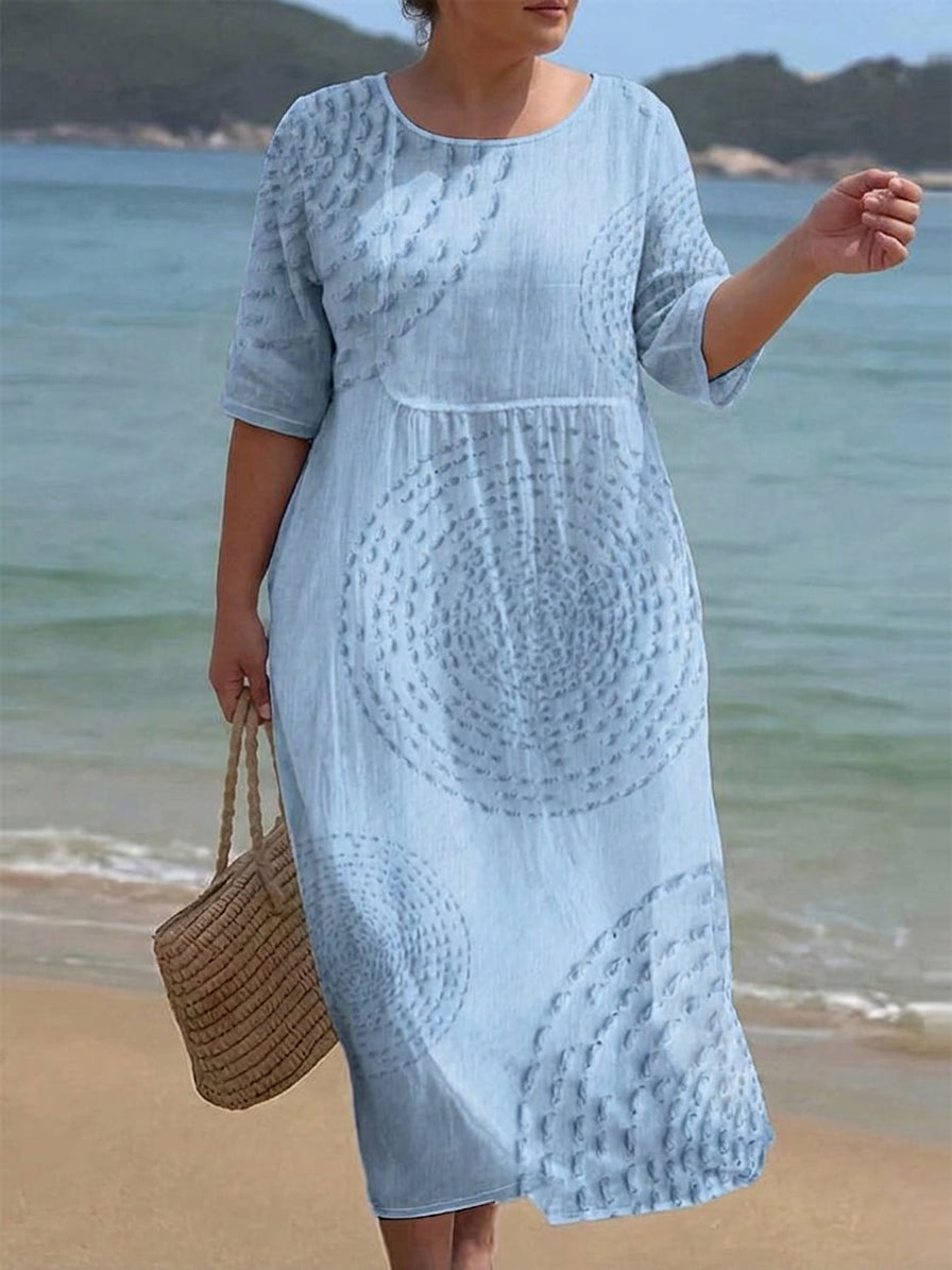 Ula Dress in light blue