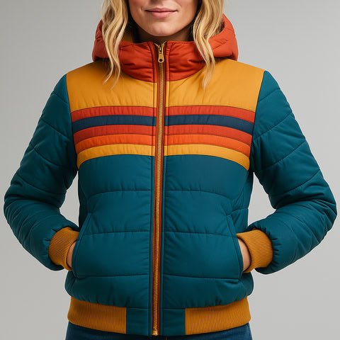 Helina Waterproof Rain Jacket in blue