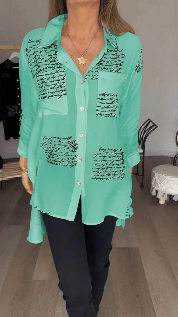 Jonah Luxe Statement Shirt in green