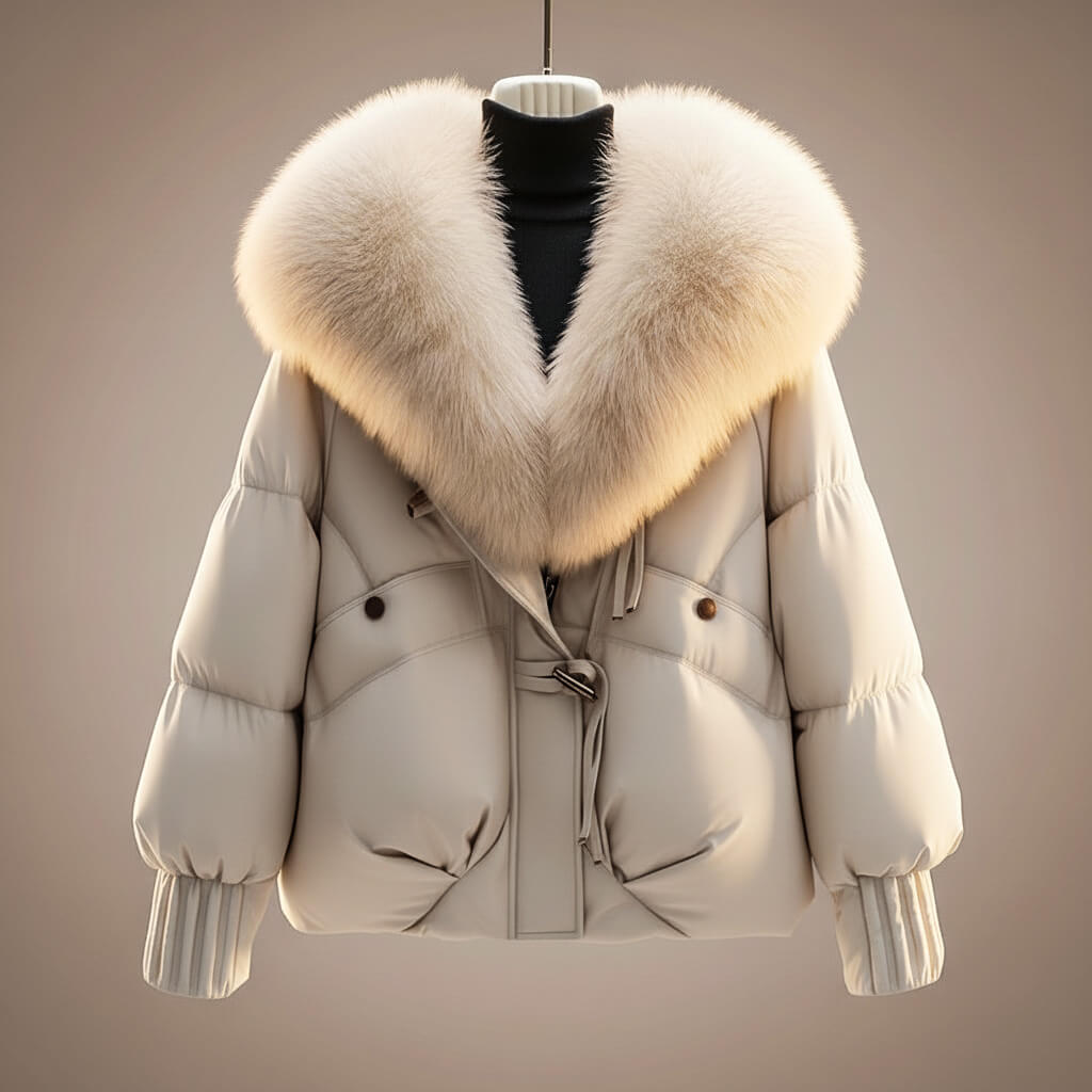 Elsie Coat in white