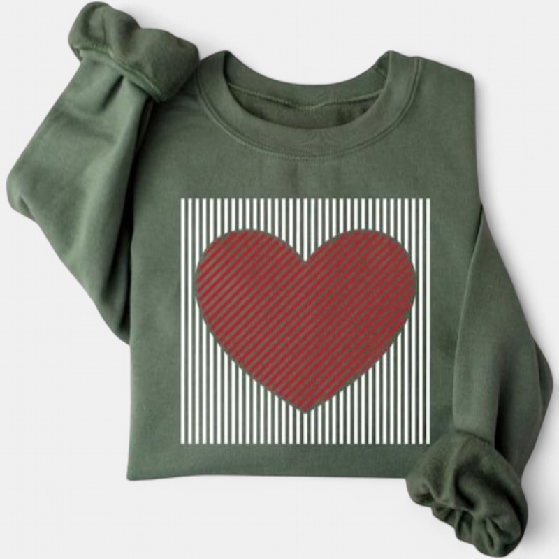 Maggie Cute Retro Heart Valentine&