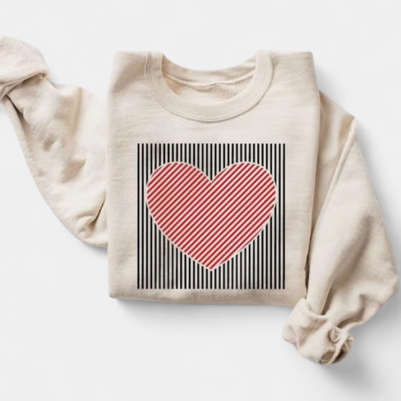 Maggie Cute Retro Heart Valentine&