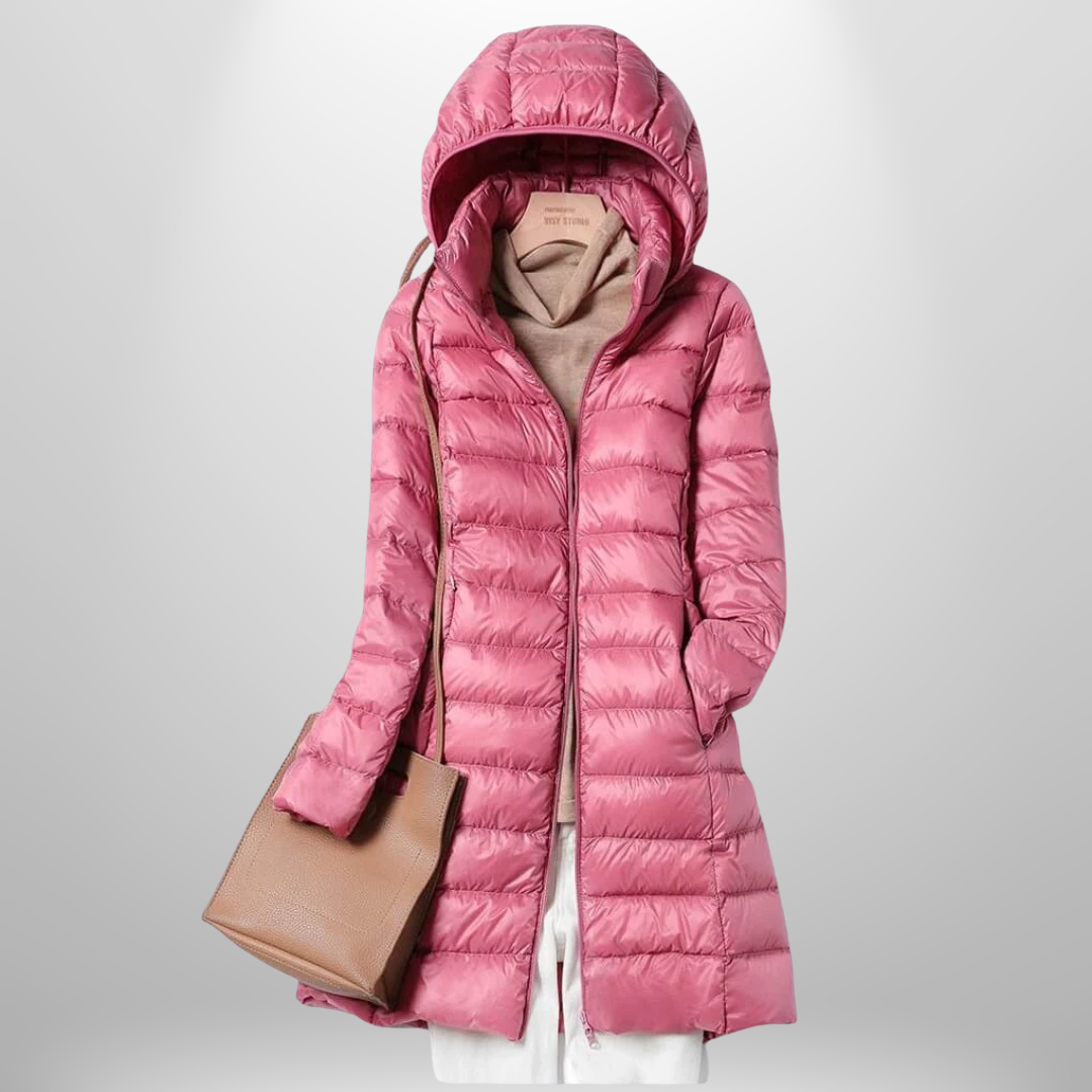 Elma Ultralight Down Jacket in pink