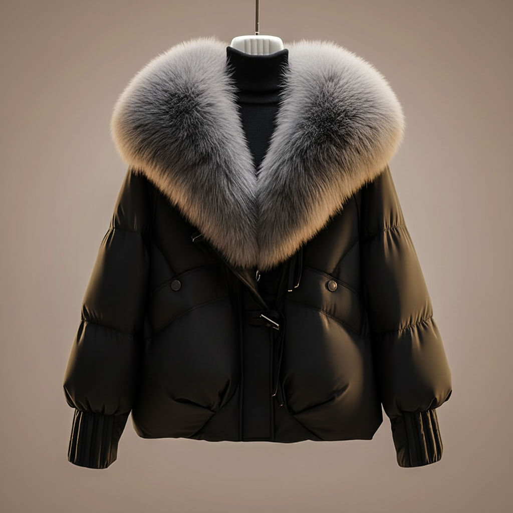Elsie Coat in black