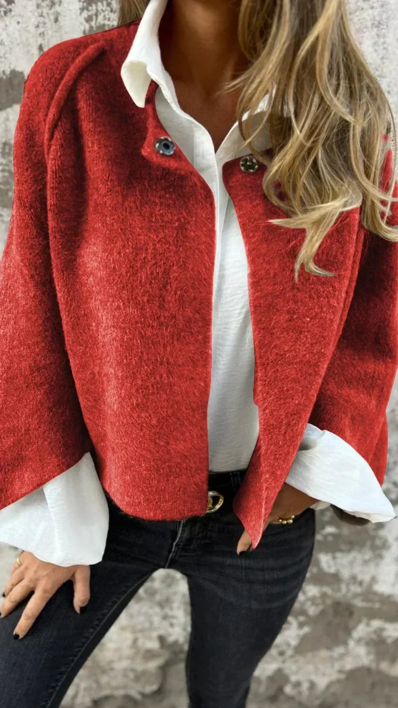 Noella and Coat in red