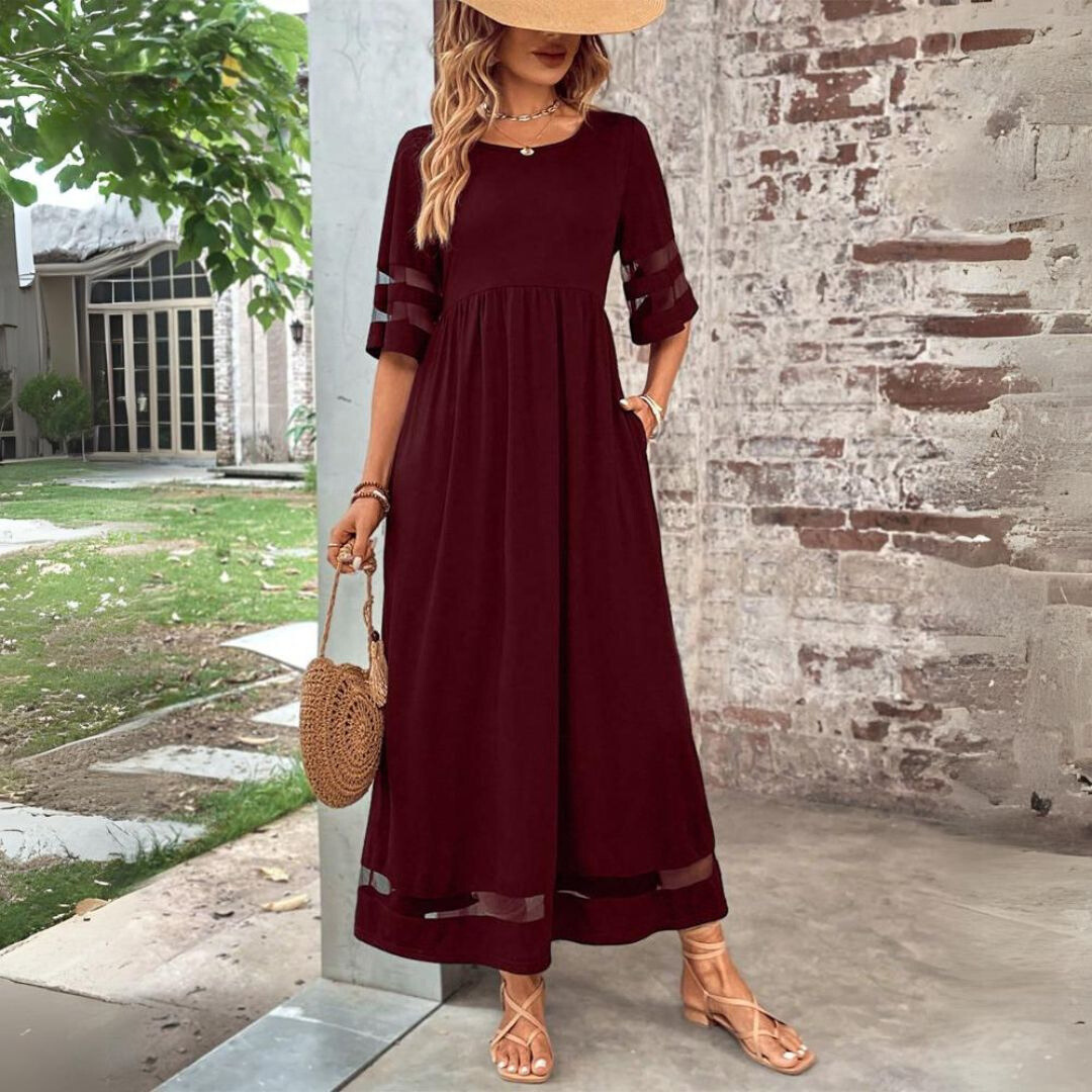 Anneliese Smoothing Silhouette Maxi in bordeaux