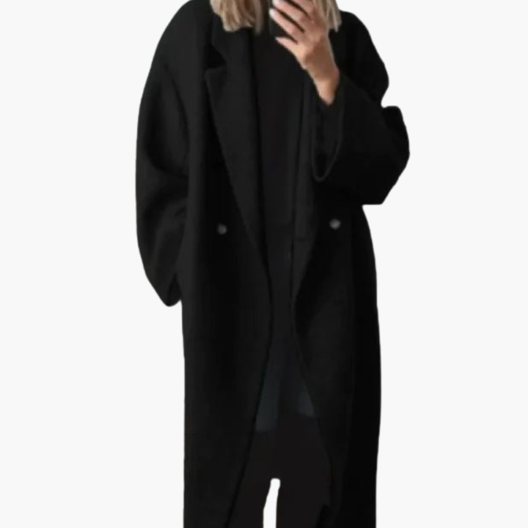 Tilly Long Coat in black