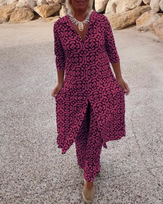 Audrey Luxe Set in fuchsia