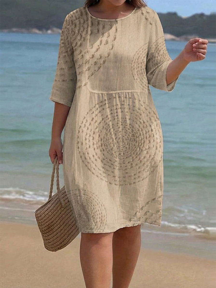 Ula Dress in beige