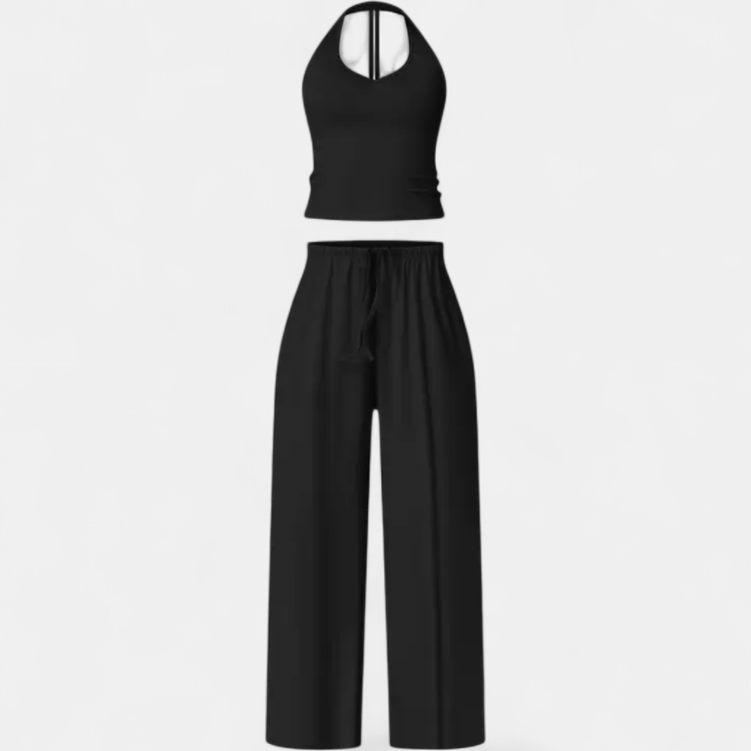 Teagan Flare Leg Padded Sports in black