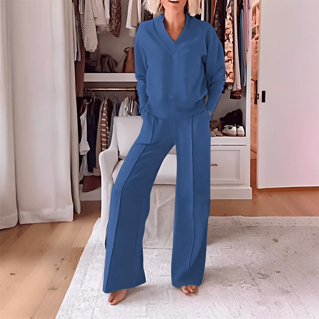 Jillian Lounge Set in blue