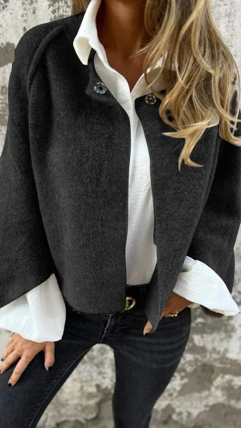 Noella and Coat in black