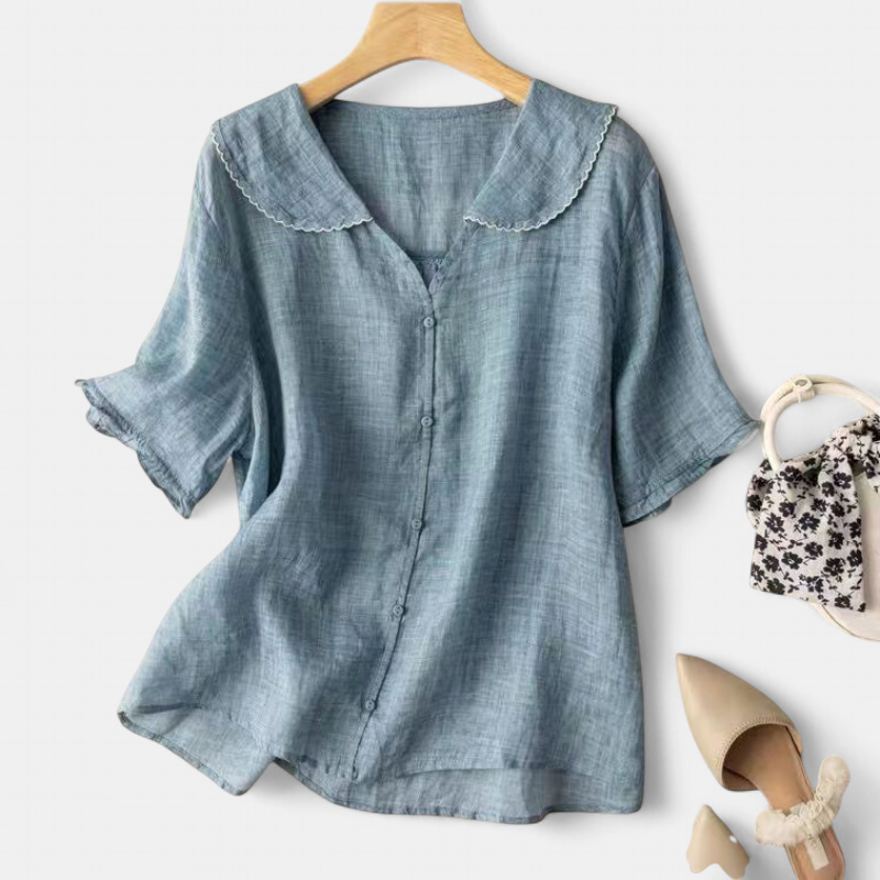 Aleaia Blouse in blue