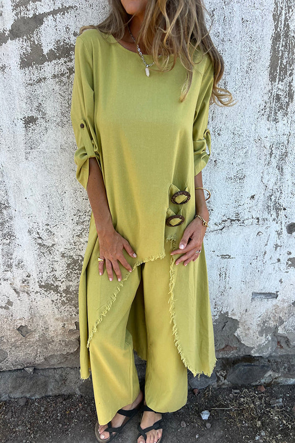Ravena Flowing Set in green