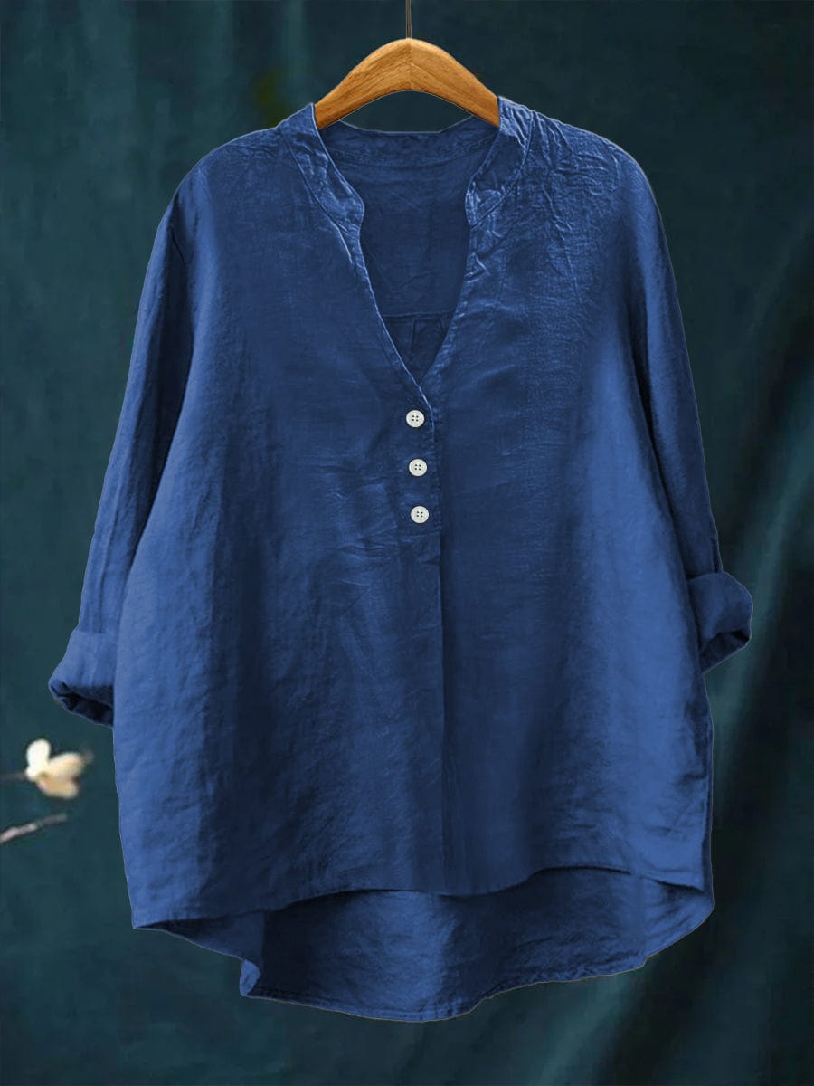 Francesca Blouse in navy blue