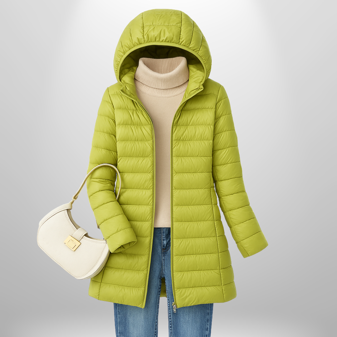 Elma Ultralight Down Jacket in yellow