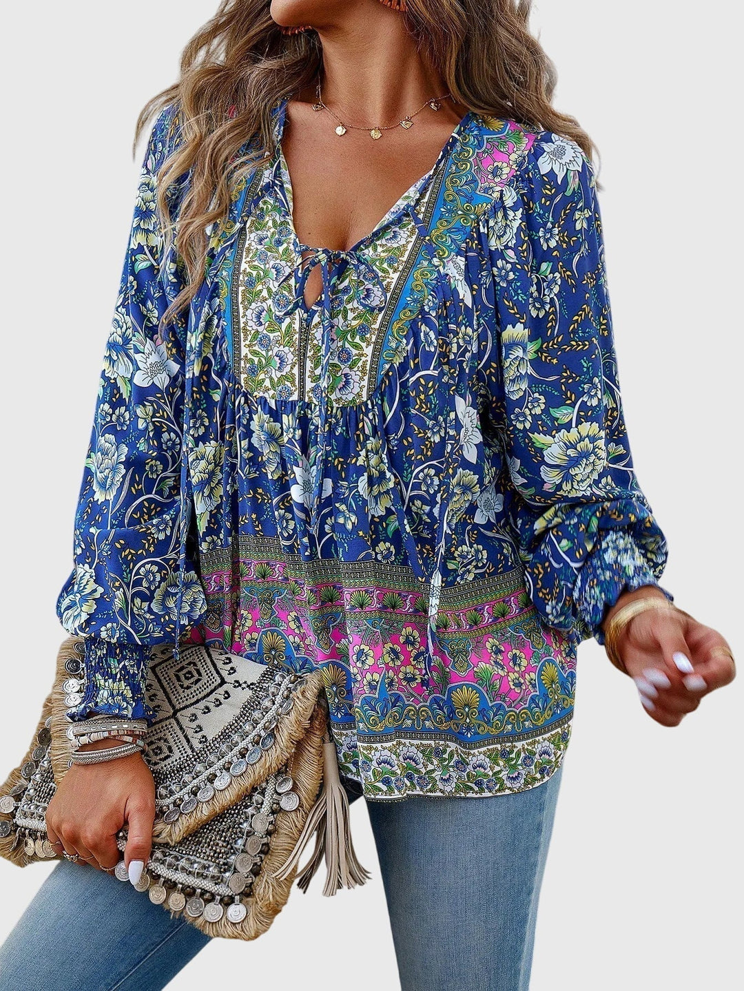 Lexi Pullover in navy blue