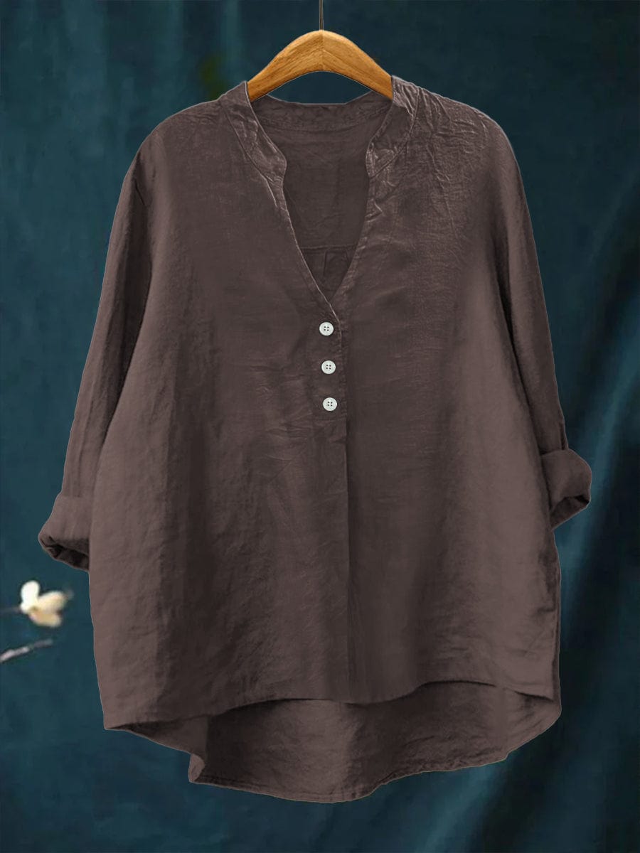 Francesca Blouse in brown