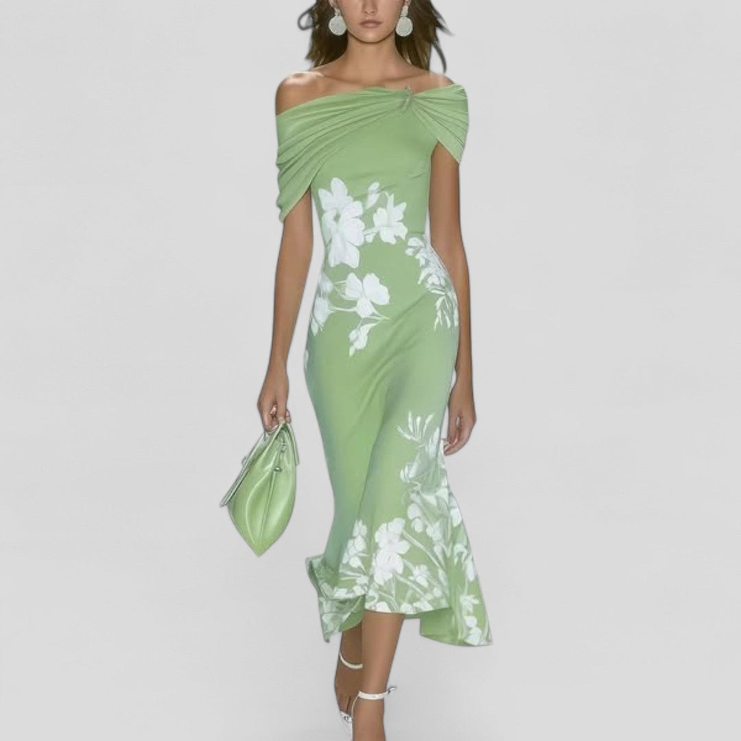 Isabrunel Midi Dress in green