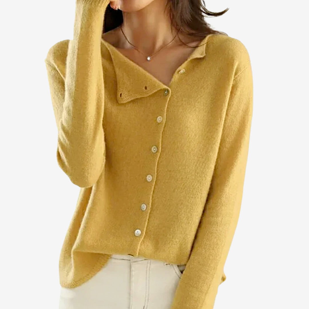 Martha Cardigan in yellow