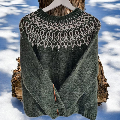Aurora Winter Sweater with Simple in multicolor