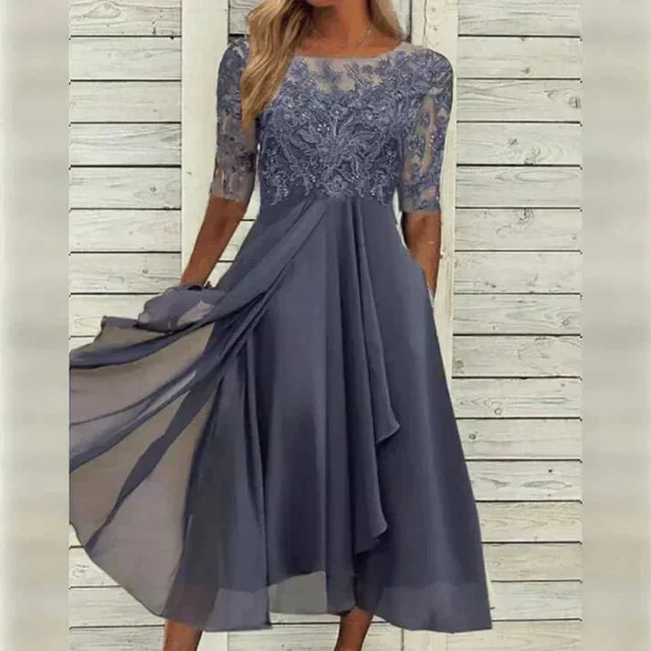 Sharon Lace Ensemble in purple