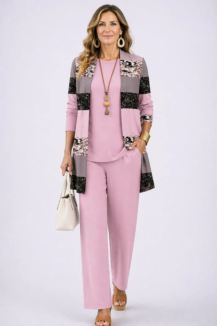 Jenilyn Classic Elegance Three-piece in pink