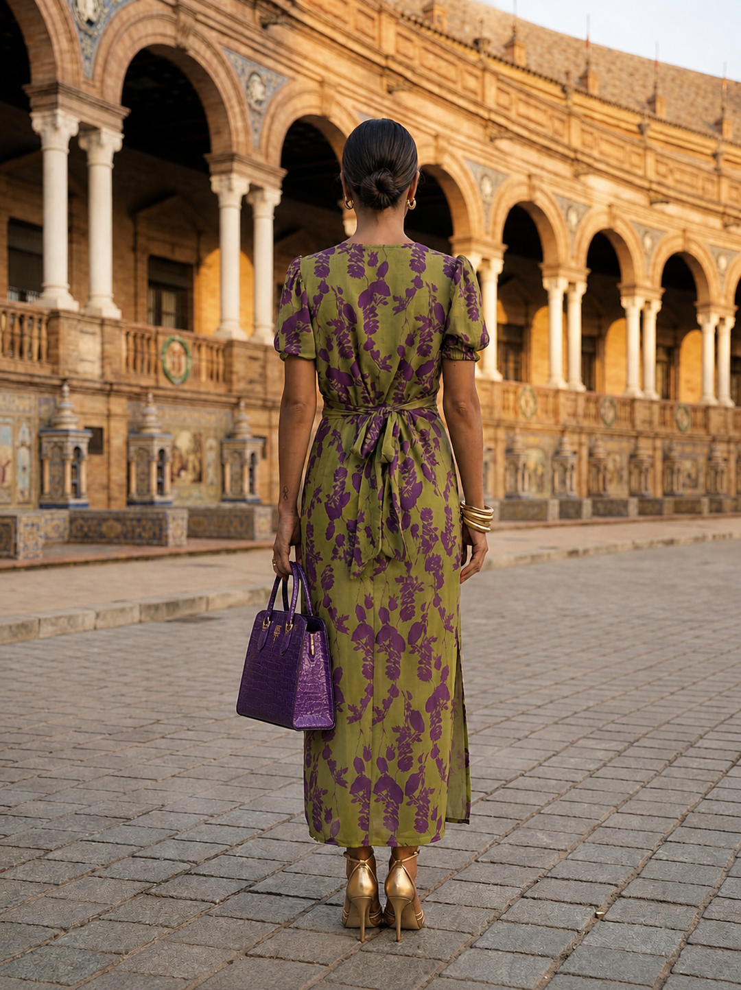 Floral Maxi Dress with Flowing