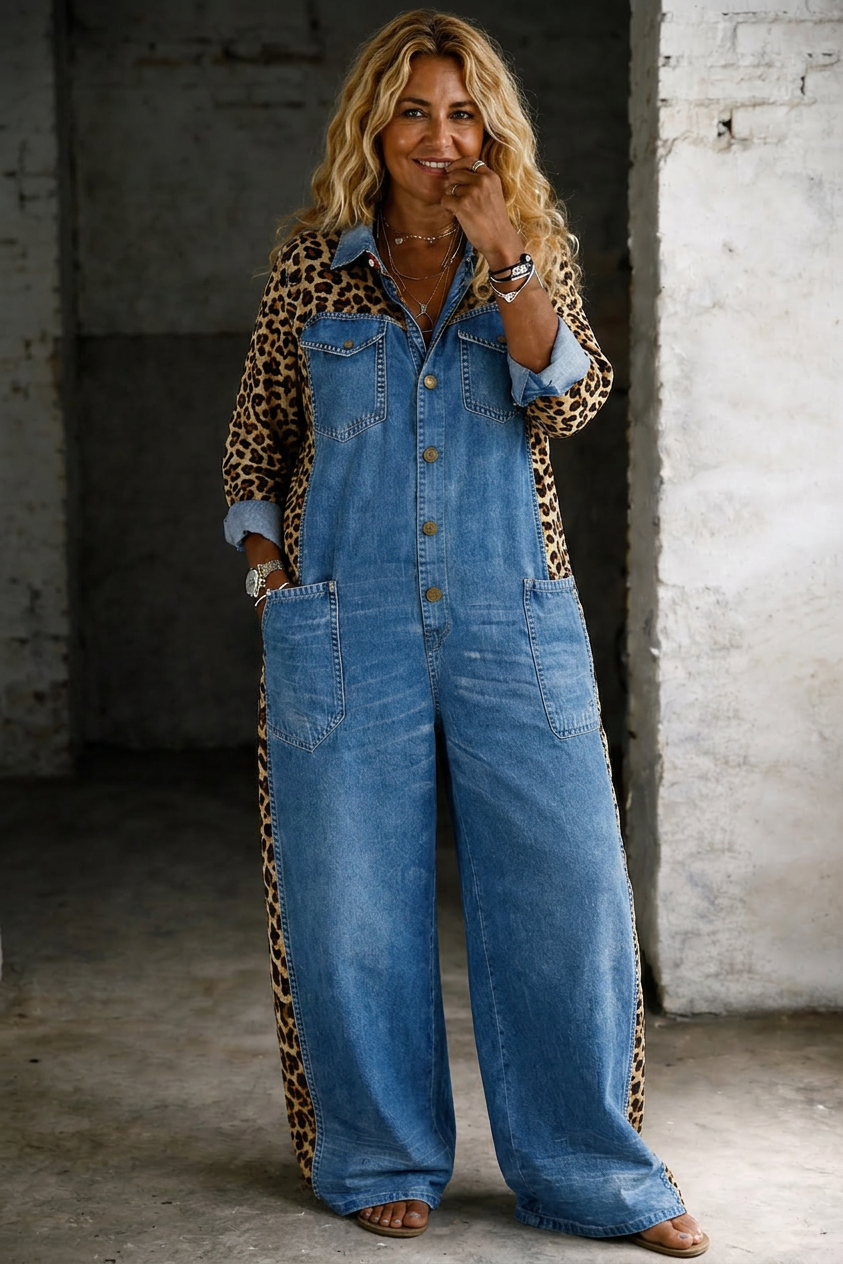 Halcyon One Piece Denim Shirt in deep blue