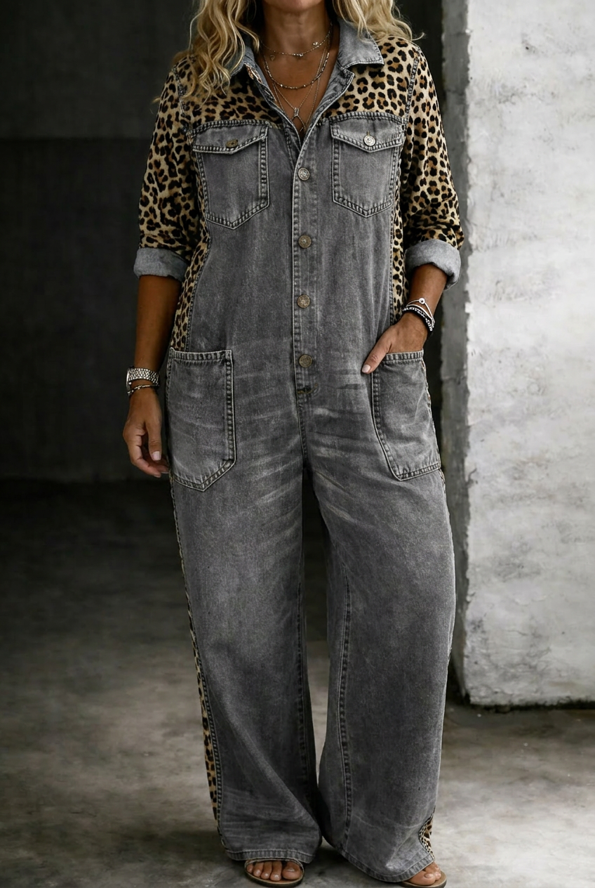 Halcyon One Piece Denim Shirt in grey
