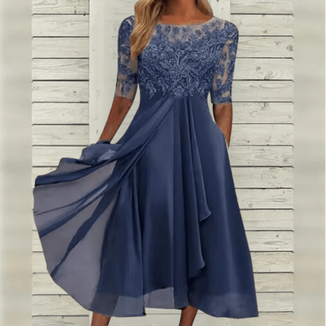 Sharon Lace Ensemble in blue