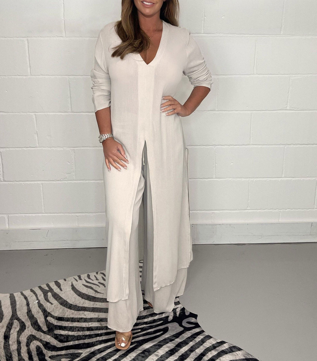 Cherly Two-piece Set in cream