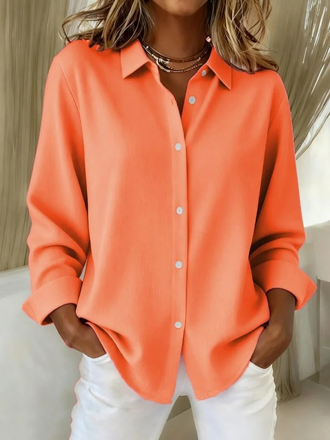 Cecilia Blouse For Women in orange