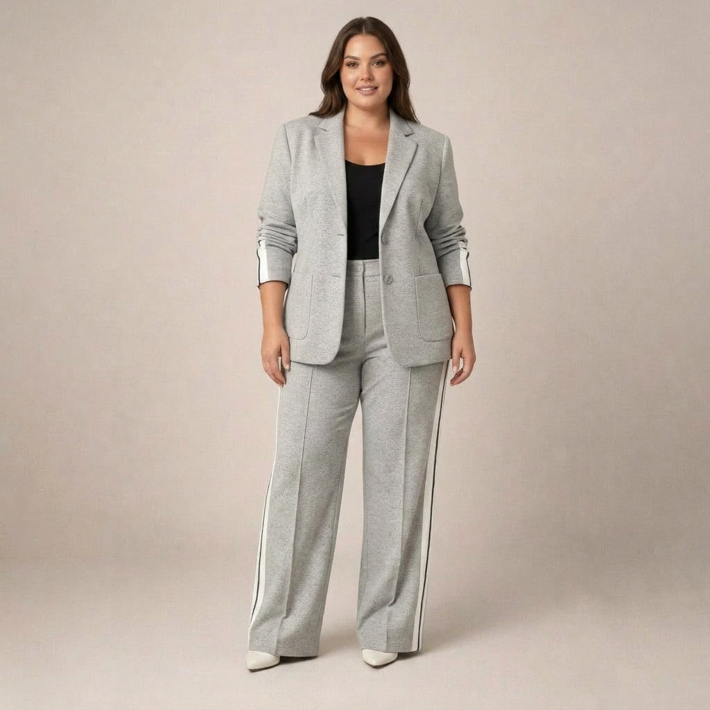 Mika Suit Set in gray