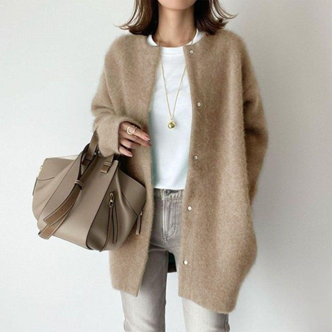 Amelia Cardigan in khaki