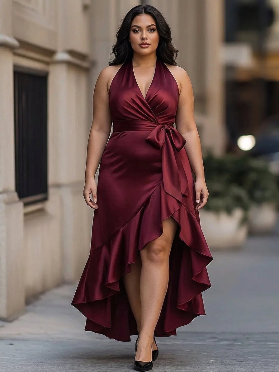 Katya Elegance Dress in fuchsia