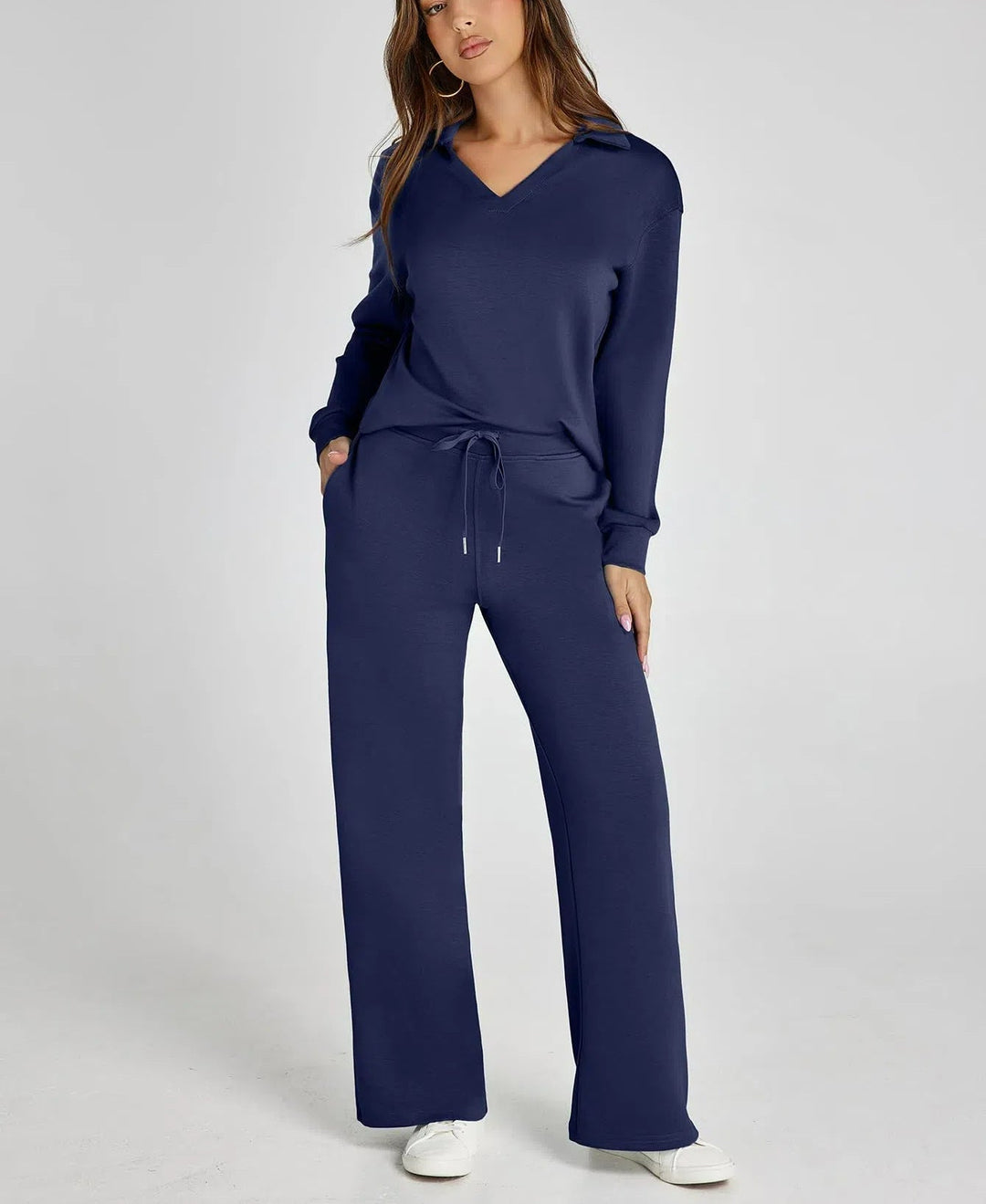 Lanie Lounge Set in navy blue